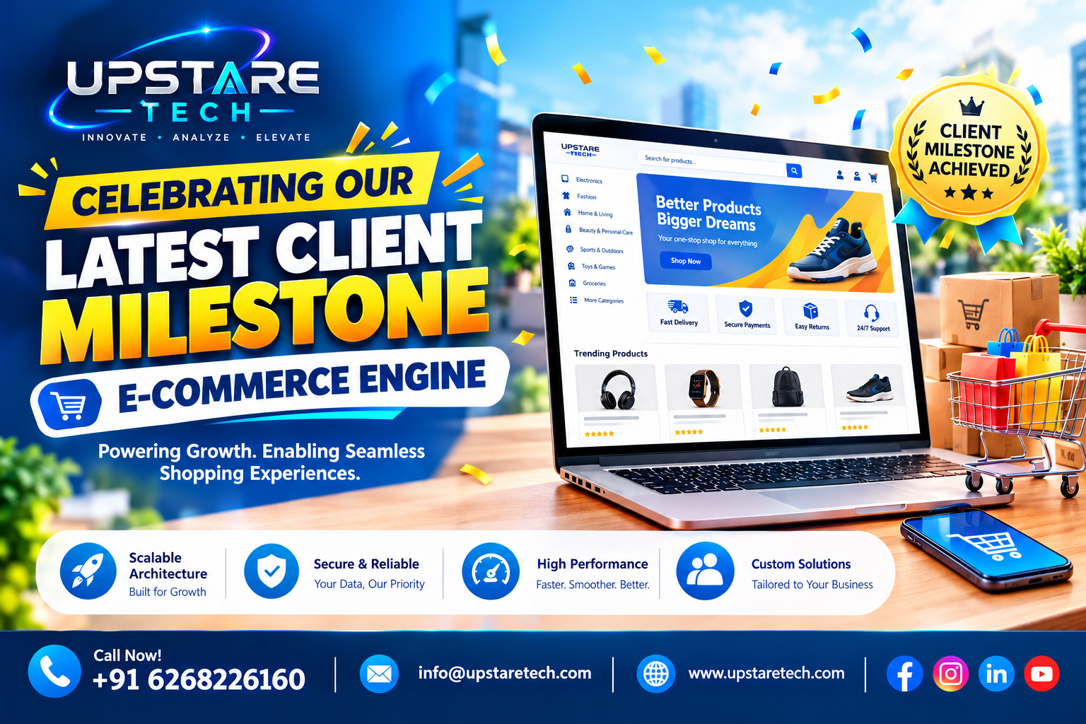 Celebrating Our Latest Client Milestone: Building a Seamless E-Commerce Engine
